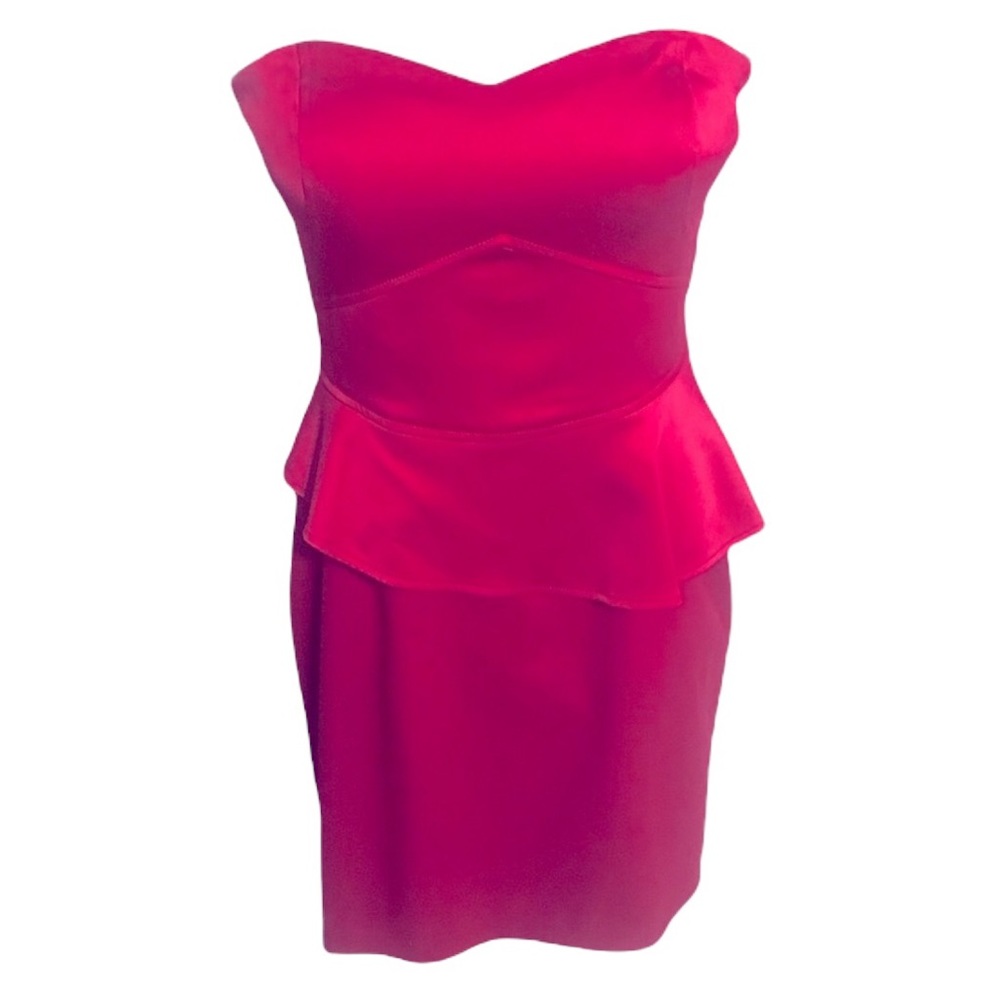 29) Max & Cleo Peplum Dress Size 6 - Picture 1 of 9